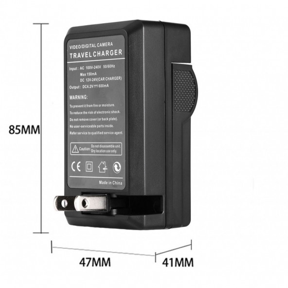 Ayex, Canon LP-E12 Batarya İçin Şarj Cihazı EOS 100D, M, M2, M10, M50, M100, M200 - 3