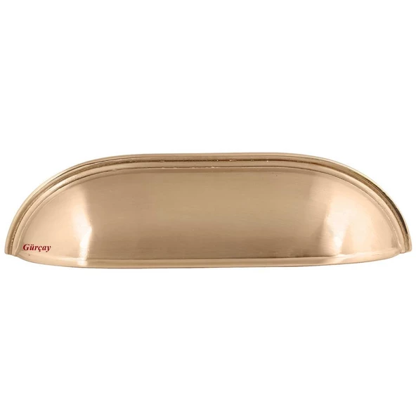 Lüks Çanak Kulp Mat Altın - 2