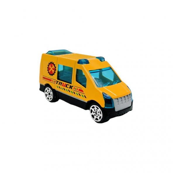 Oyuncak 3lü Metal Die-Cast İnşaat Oyuncak Araçları - 4