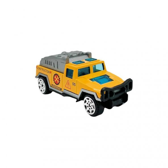 Oyuncak 3lü Metal Die-Cast İnşaat Oyuncak Araçları - 5