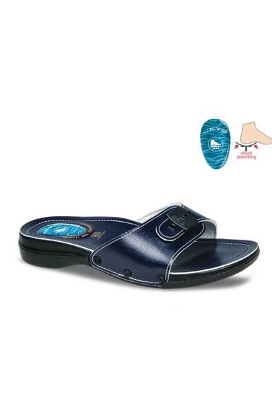 Ceyo 6500-1 Jelli Anatomik Kadın Terlik Lacivert 36-40