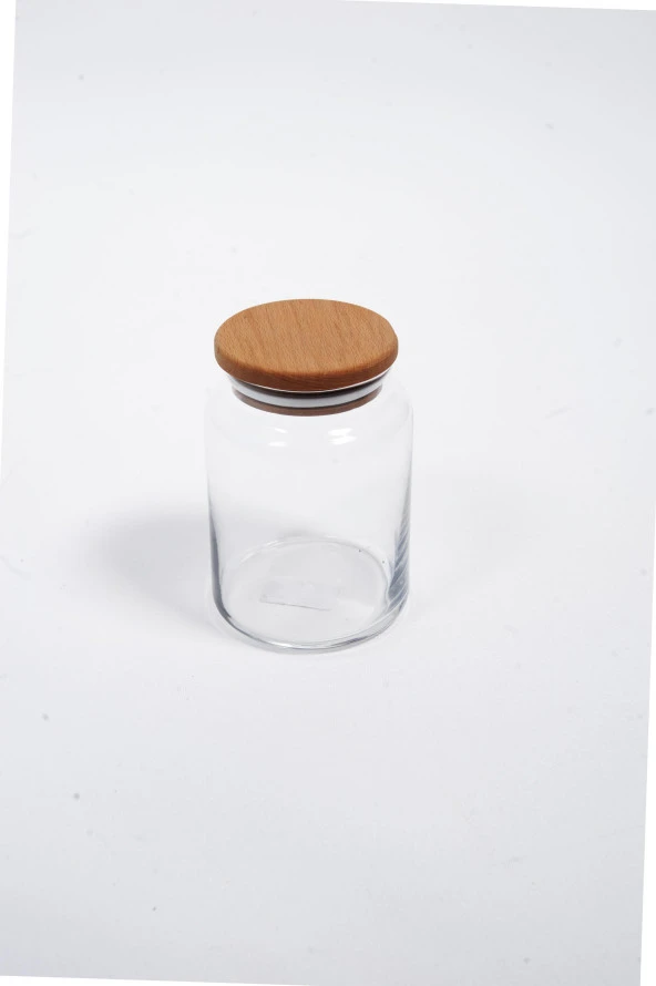 Gurme Ahşap Kapaklı 3 lü Kavanoz 890 cc - 3