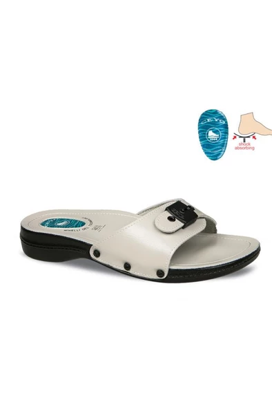 Ceyo 6500-1 Jelli Anatomik Kadın Terlik Bej 36-40