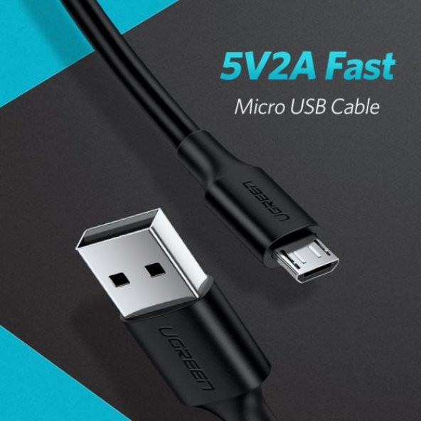 UGREEN Micro USB Şarj ve Data Kablosu Beyaz 2 Metre - 5
