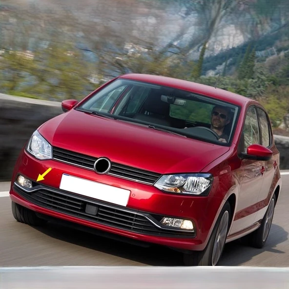 VW Polo 2015-2017 Ön Tampon Sağ Sis Farı Kapağı Üçgen Parça 6C0941778B