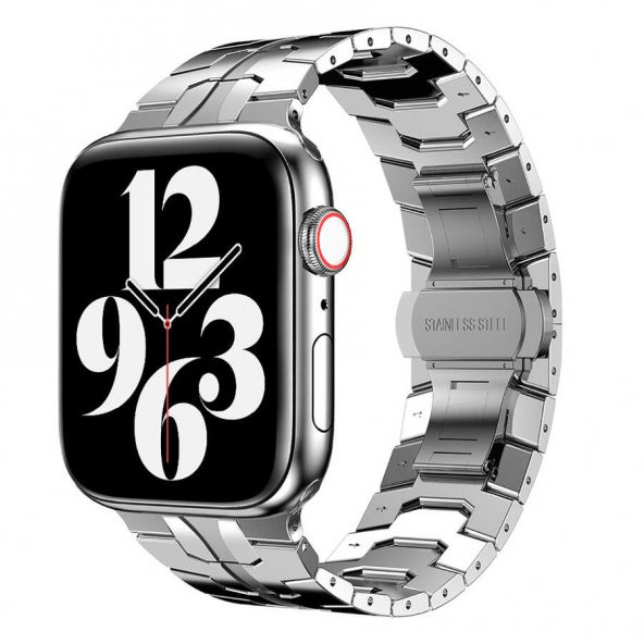 ​​​Apple Watch 42mm KRD-63 Klipsli Lüx Metal Kordon