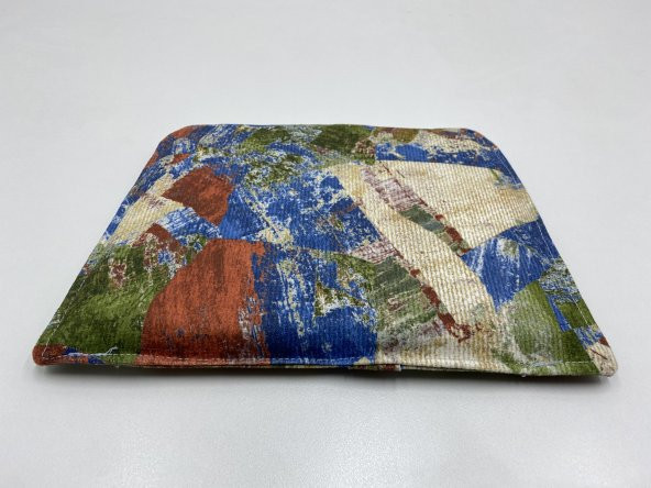 Knsz sırt minderi 1 li zng&mğr&uslu geometrik desen cırtlı tel bar sandalyesi sırtı için - Resim 2