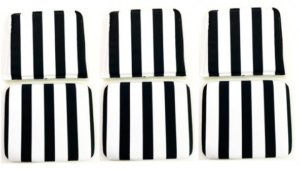 Knsz minder seti 3 lü mazlum tuan kumaş oturma ve sırt tel sandalyesi minderi bir arada - Resim 2