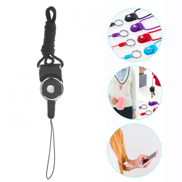 Universal Telefon Boyun Askısı İpi Telefon Tutucu Boyun İpi - AÇIK MAVİ - 2