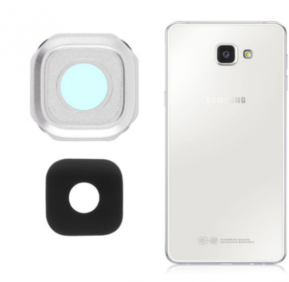 Samsung Galaxy A9 A910 (2016) İçin Kamera Lens Kapak - GÜMÜŞ