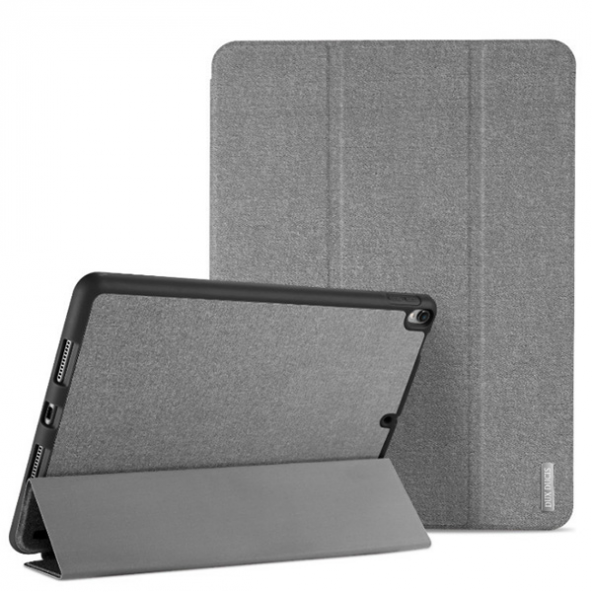DUX DUCİS iPad Pro 10.5 (2019-2017 )Kılıf Kalem Yerli Soft Tpu Mıknatıslı Domo Series Kılıf - GRİ - 1