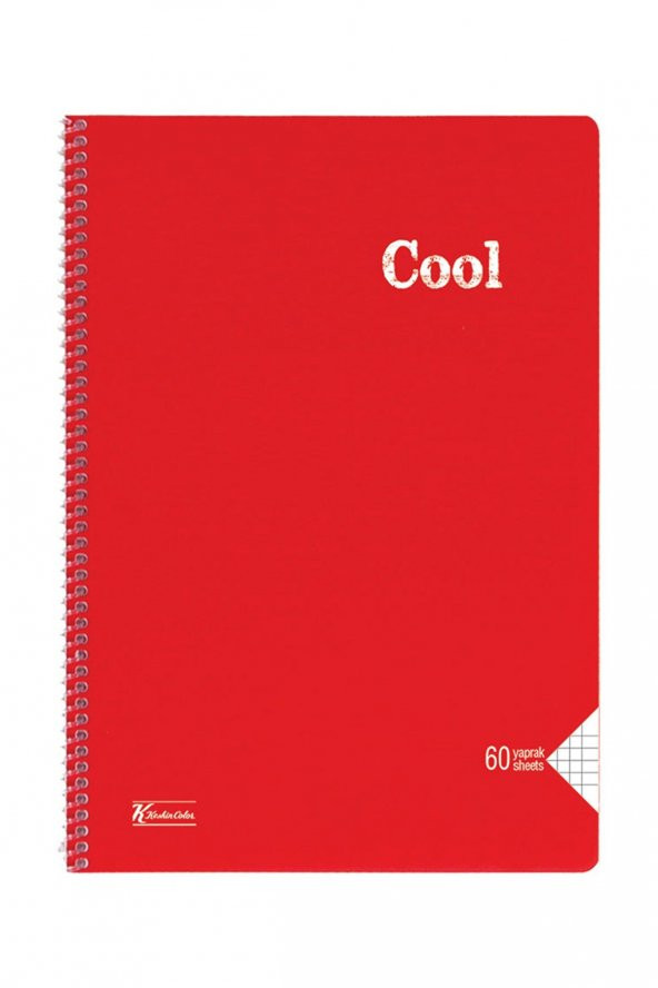Keskin Color Cool Defter Kareli Spiralli Pp Kapak A4 40 Yaprak - 2