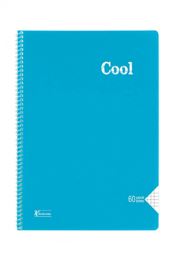 Keskin Color Cool Defter Kareli Spiralli Pp Kapak A4 40 Yaprak - 3