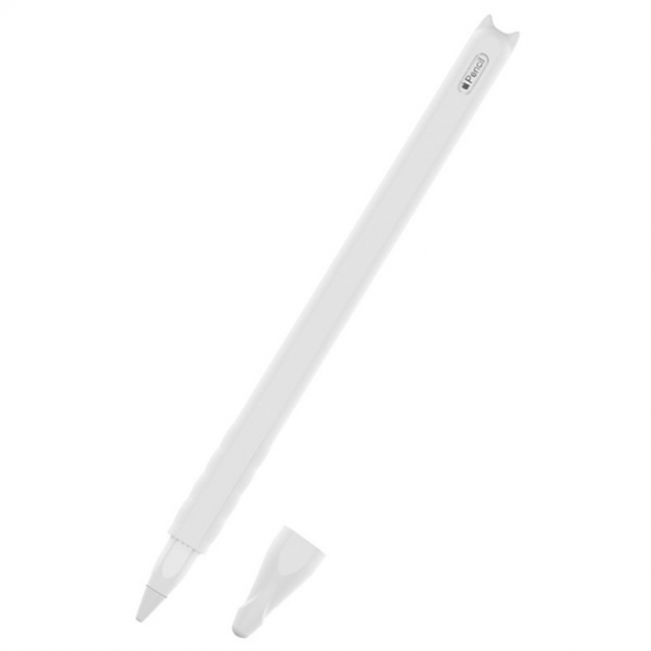Apple Pencil 2 İçin Silikon Kılıf Koruyucu Kılıf - SİYAH - 5
