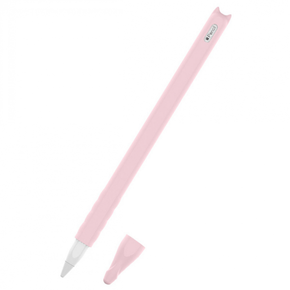 Apple Pencil 2 İçin Silikon Kılıf Koruyucu Kılıf - SİYAH - 6