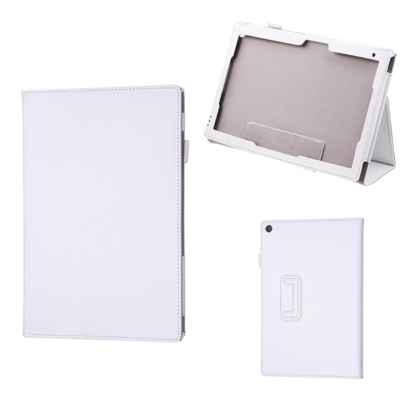 Sony Xperia Tablet Z2 Stand Deri Kılıf - BEYAZ - 1