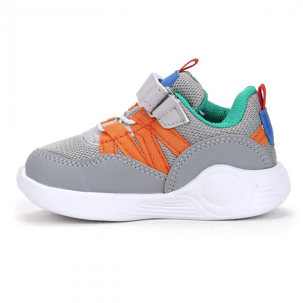 Kiko Kids Lego Işıklı Cırtlı Kız/Erkek Çocuk Spor Ayakkabı Buz - 5