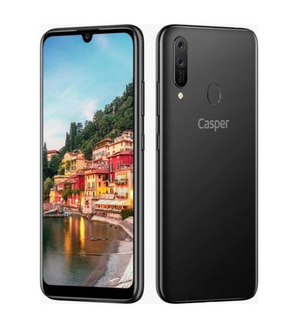 Casper Via E4 Duos 32 GB Siyah Cep Telefonu KUTUSU AÇIK SIFIR