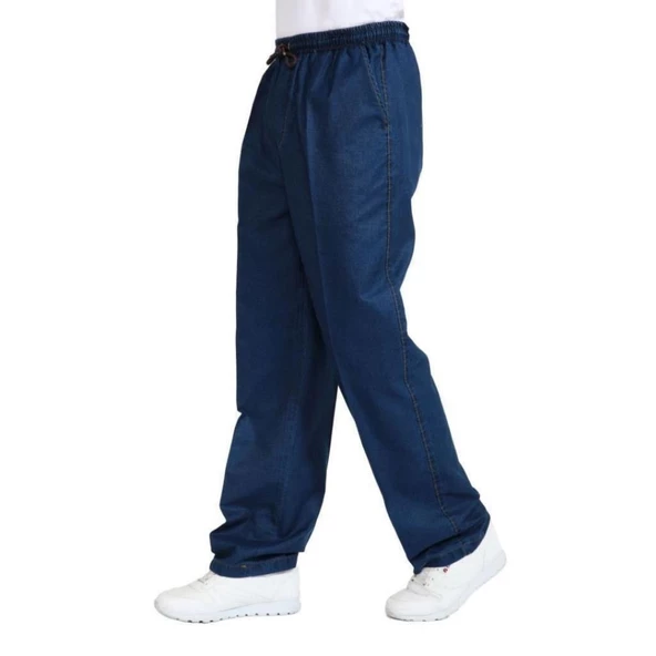 Şensel, Yazlık Kot Şalvar Pantolon, Lacivert, -108E1045- - 2