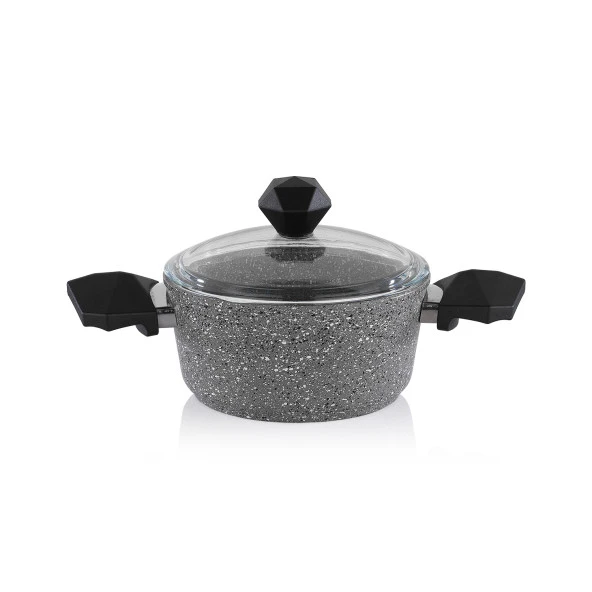 Schafer Cory Yanmaz Yapışmaz Derin Tencere 24Cm-Gri - 3