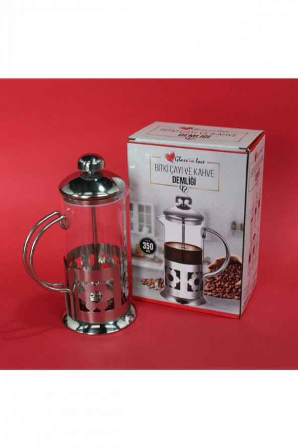Papatya Desenli Çelik Kahve & Bitki Çayı Demleme Bardağı 350 ml - 1