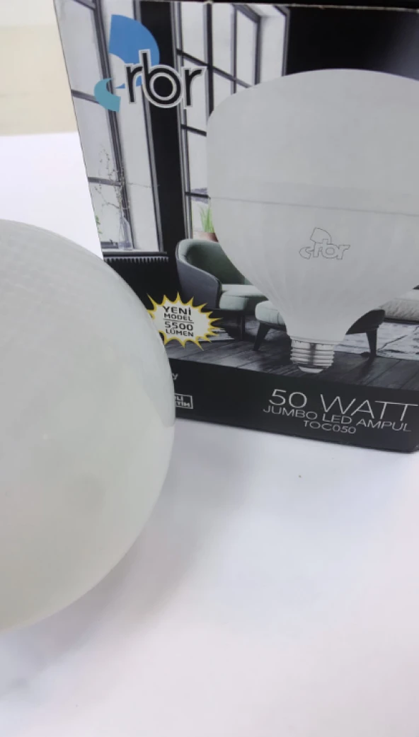 RBR TOC 050 Led Ampül 50W 6500K Beyaz Işık - 2