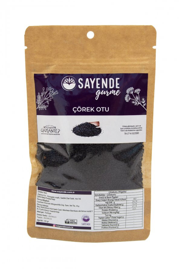 SAYENDE ÇÖREK OTU 100 GR