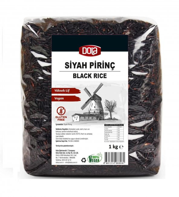 Dola Siyah Pirinç 1 Kg