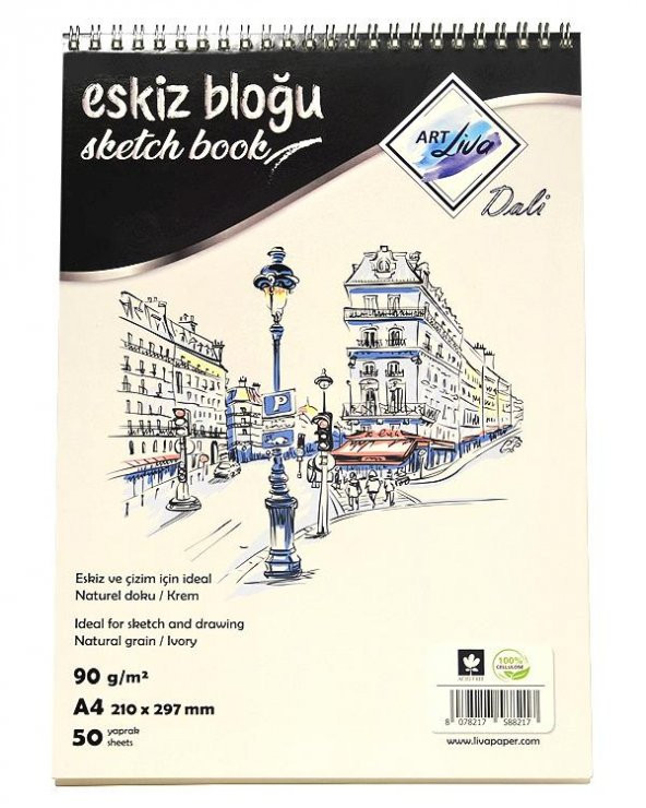 Art Liva Eskiz Defteri A4 90g