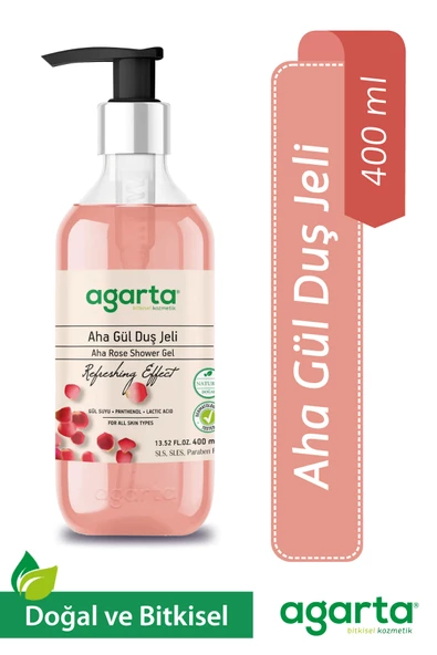 Agarta Doğal Aha Gül Duş Jeli 400 ml