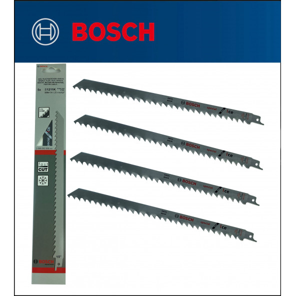 Bosch - Tilki Kuyruğu Bıçağı S 1211 K - Buz ve Kemik Kesme 2 608 652 900 1'Li Paket - 6