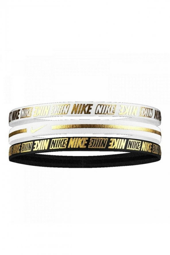 Nike N.000.2755 - Metalic Hairbands 3lü Saç Bandı