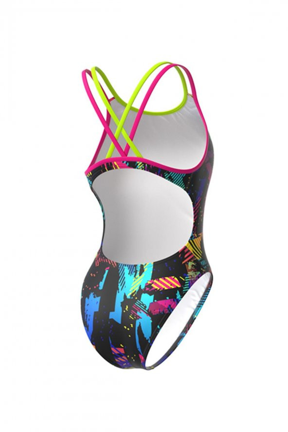 Mad Wave  M140008E2W Junior Swimsuit Antichlr CrossBack - 3