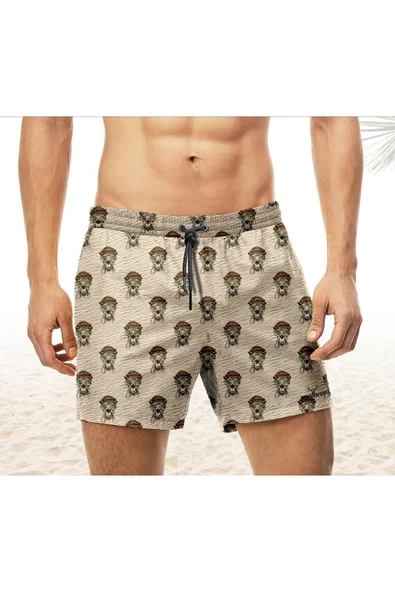 Nordbron NBS038C - Camel Erkek Deniz Şortu ürün görseli 1