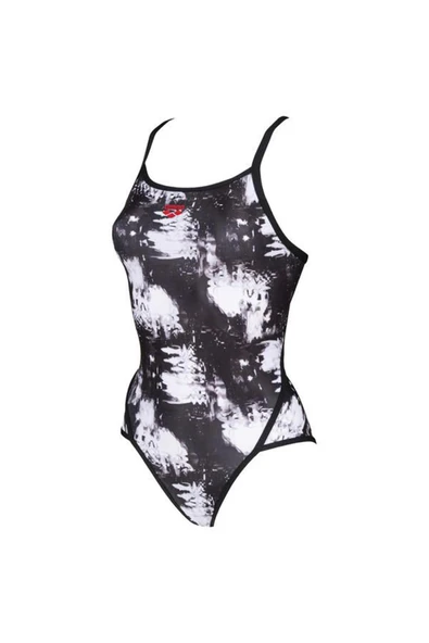 Arena 003496 - W Camo Clouds Kadın Yüzücü Mayosu - Resim 1