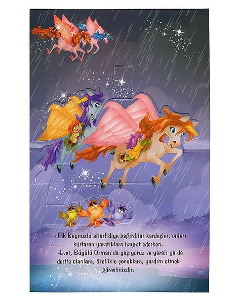 2 Yaş Arkadaşlarım Tek Boynuzlu Atlar Çiçek Yayınları - Resim 2