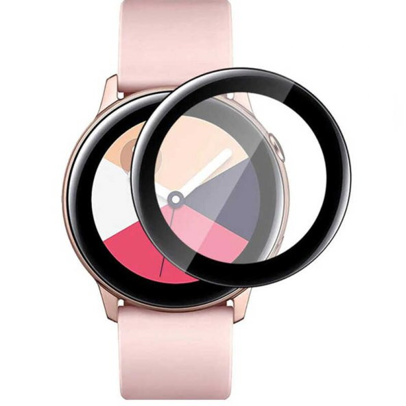 Ceponya Galaxy Watch Active 2 44mm PPMA Pet Saat Ekran Koruyucu - 4