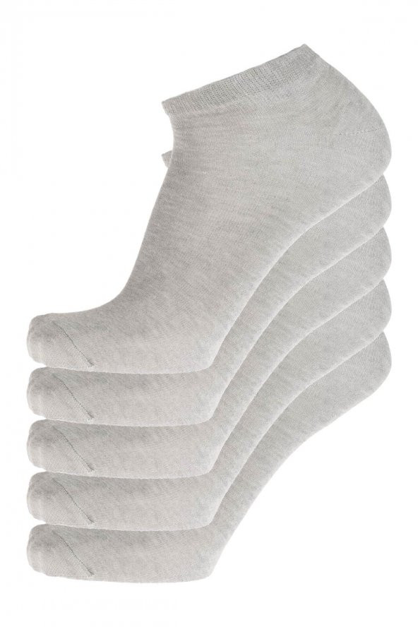 Nordbron BC2021-02 - Low Cut Basic Cotton Socks 5 li Kısa Çorap - 5