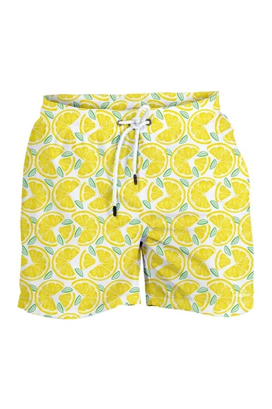Nordbron NBS048C - Lemon Sarı Erkek Deniz Şortu ürün görseli 1