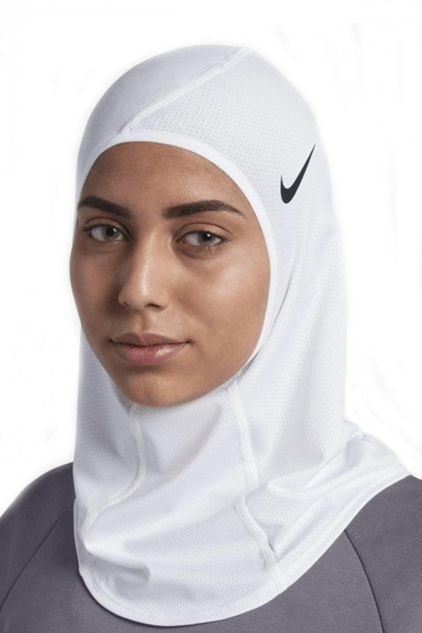 Nike N.000.3533.101 - Pro Hıjab 2.0 Sporcu Boneli Kadın Başörtüsü