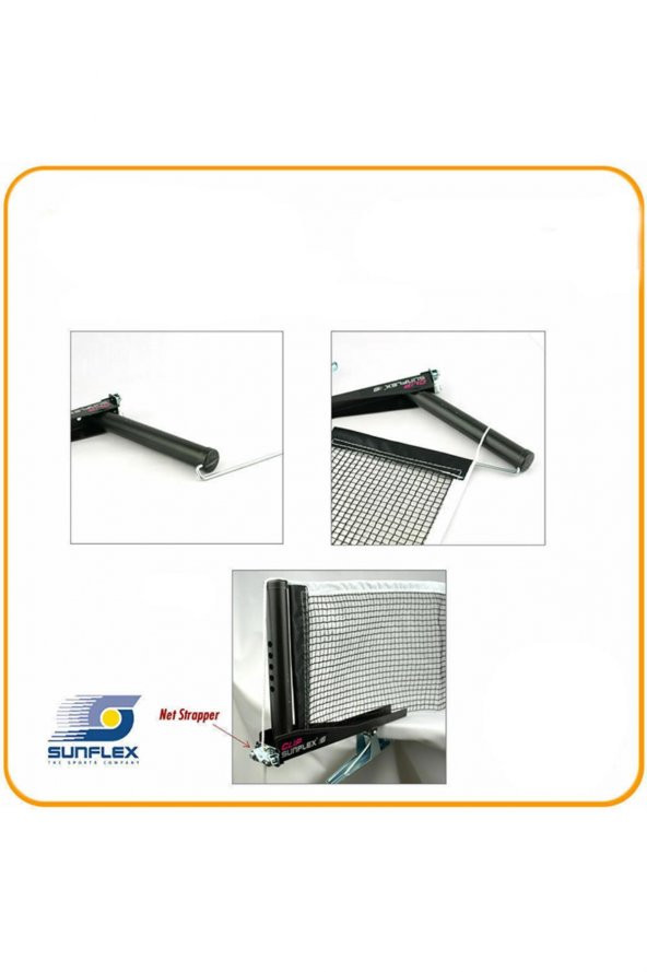 Sunflex 20245 - Clip Masa Tenisi Ağ Demir Seti - 2