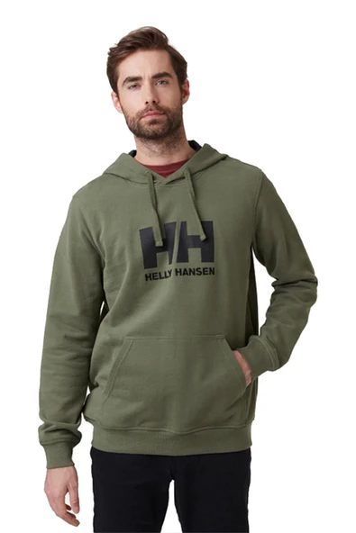 Helly Hansen HHA.33977 - Logo Hoodie Sweat Shirt - Resim 3