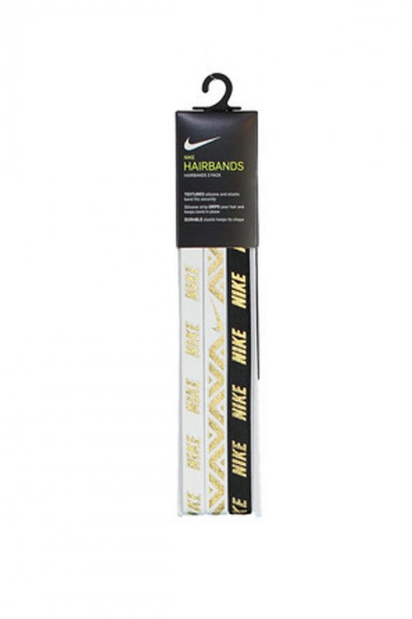 Nike N.000.2551.969.OS - Girls Metallic Hairbands 3 Pk Unisex Saç Bandı