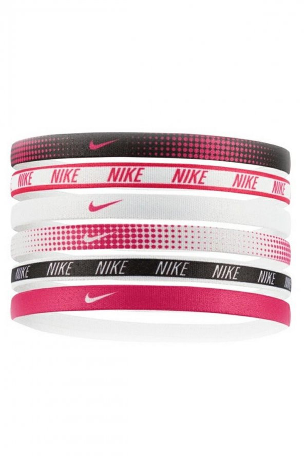Nike N.000.2545 - Printed Hairbands 6lı Saç Bandı - 6