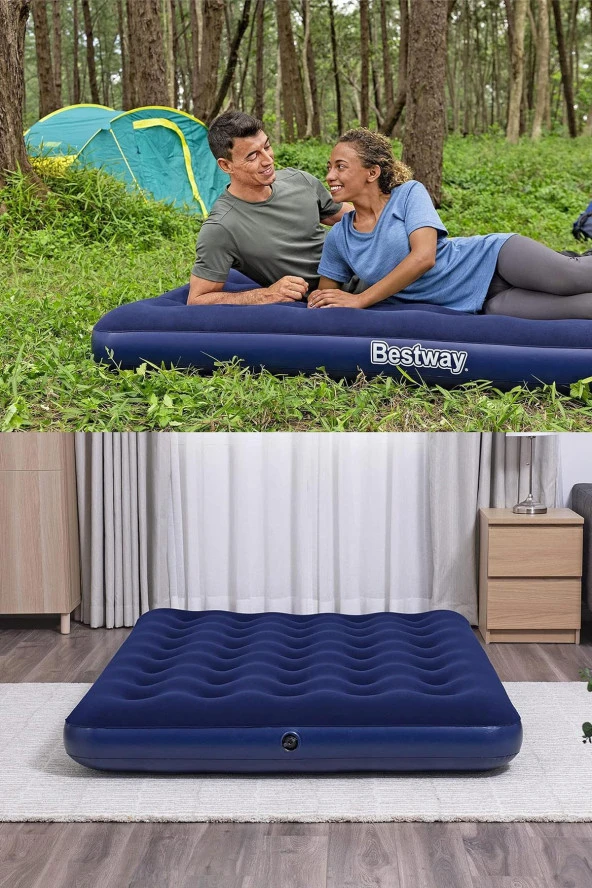 Bestway Pavillo Çift Kişilik Şişme Yatak ve Pompa Dahil - 4