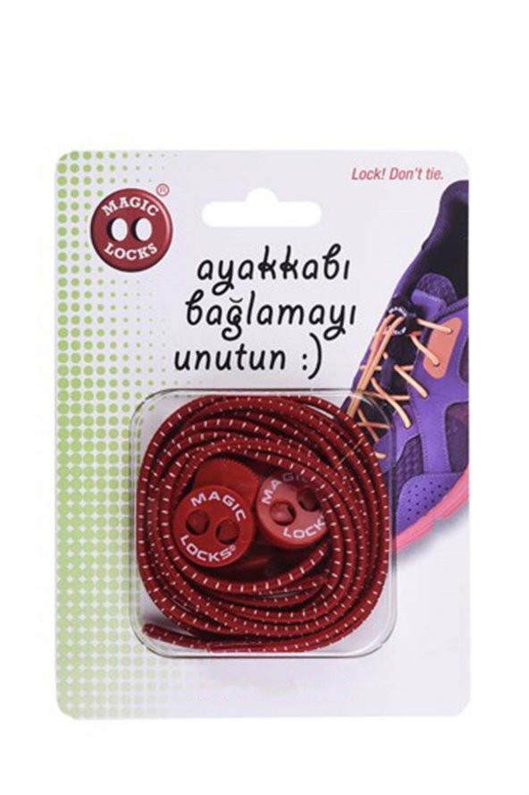 Magic Locks 11A1 - Kırmızı Akıllı Bağcık