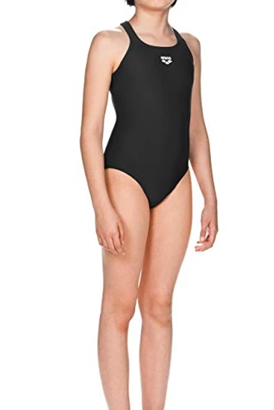 Arena 2A469 - G Dynamo Jr. One Piece Black Kız Çocuk Yüzücü Mayosu - Resim 7