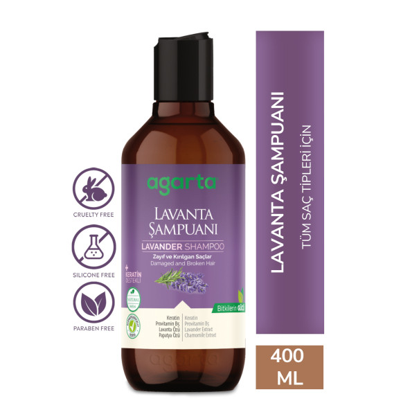 Agarta Doğal Şampuan Lavanta 400 ml