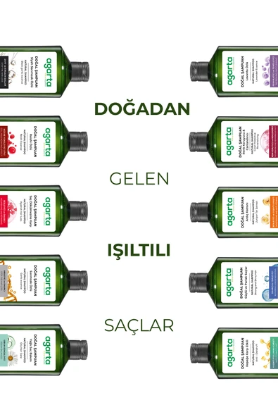 Agarta Doğal Şampuan Yağlı Saç Bakımı İçin 400 Ml - 2