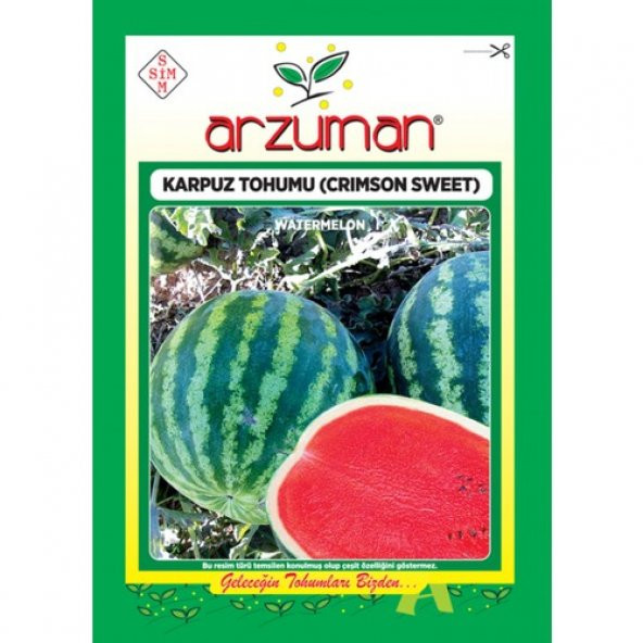 Arzuman Meyve Karpuz Tohum Crimson Sweet 10 gr ürün görseli 1